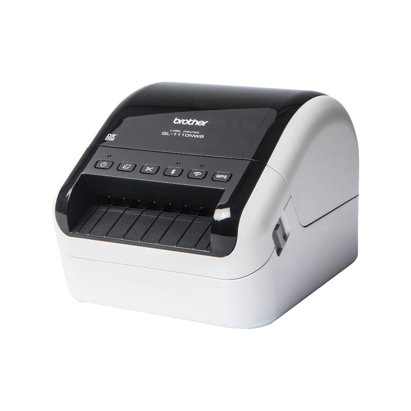 Brother QL-1110NWB label printer Direct thermal 300 x 300 DPI 110 mm/sec Wired & Wireless DK Wi-Fi Bluetooth