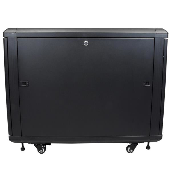 StarTech 12U 36in Knock-Down Server Rack Cabinet with Casters