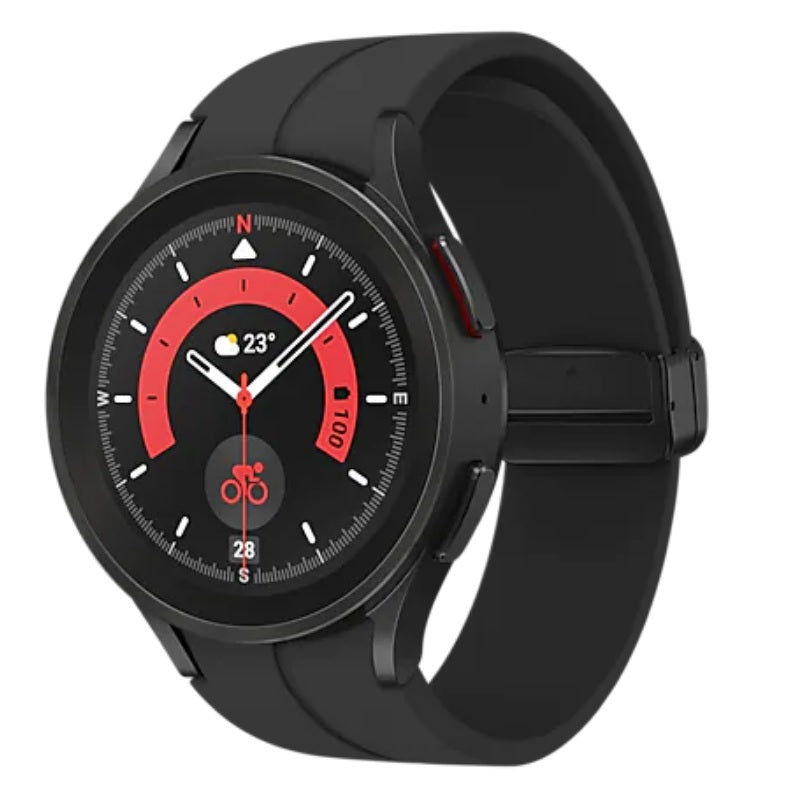Samsung Galaxy Watch5 Pro 3.56 cm (1.4") Super AMOLED 45 mm 4G Black, Titanium GPS (satellite)