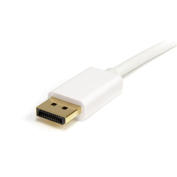 StarTech 1m (3ft) Mini DisplayPort to DisplayPort 1.2 Cable - 4K x 2K UHD Mini DisplayPort to DisplayPort Adapter Cable - Mini DP to DP Cable for Monitor - mDP to DP Converter Cord
