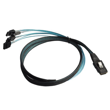 Miscellaneous Internal Mini SAS to SATA X4 Cable, 1m