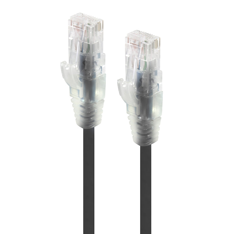 ALOGIC 1.5m Black Series Alpha Ultra Slim Cat6 Network Cable, UTP, 28AWG