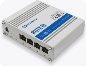 Teltonika RUTX10 wireless router Gigabit Ethernet Dual-band (2.4 GHz / 5 GHz) 4G White