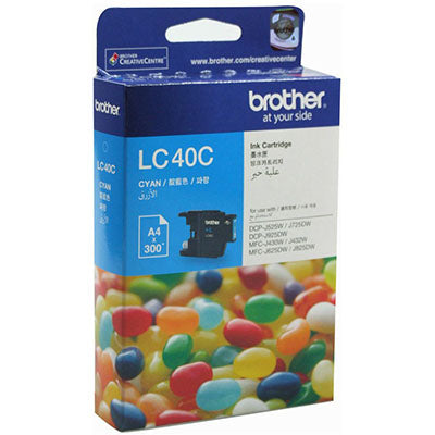 Brother LC40C ink cartridge 1 pc(s) Original Standard Yield Cyan