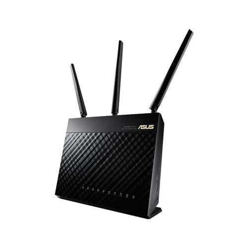 ASUS RT-AC68U Wireless Gigabit Router, Dual-Band Tri-Stream AC1900, 5 x LAN, 2 x USB, 3 x High-performance Antennas, MIMO, Beamforming, Smart Connect