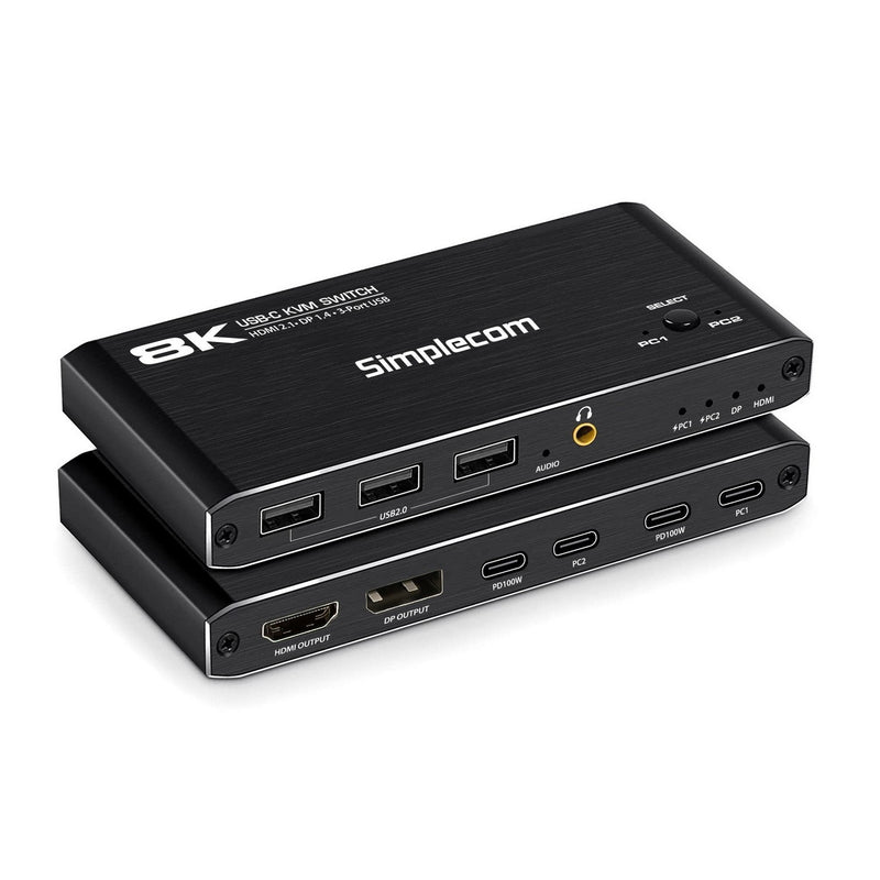 Simplecom KM470 laptop dock/port replicator Docking USB 3.2 Gen 1 (3.1 Gen 1) Type-A Black
