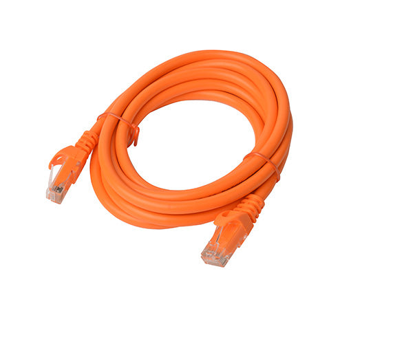 8WARE Cat 6a UTP Ethernet Cable, Snagless - 2m Orange