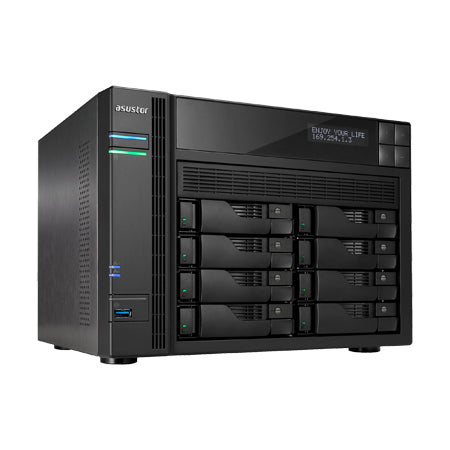 Asustor AS6208T storage server Ethernet LAN Black NAS