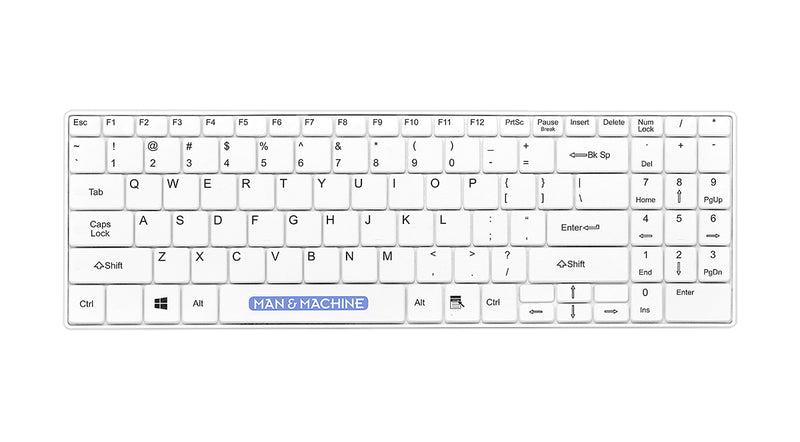 Man & Machine ITSC/W5 keyboard USB QWERTY English White