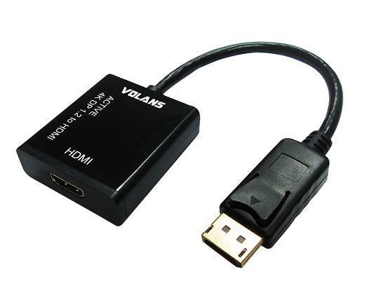 Volans VL-ADPHM video cable adapter DisplayPort HDMI Black