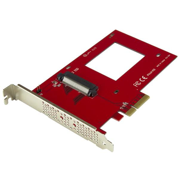 StarTech U.2 to PCIe Adapter for 2.5" U.2 NVMe SSD - SFF-8639 - x4 PCI Express 4.0