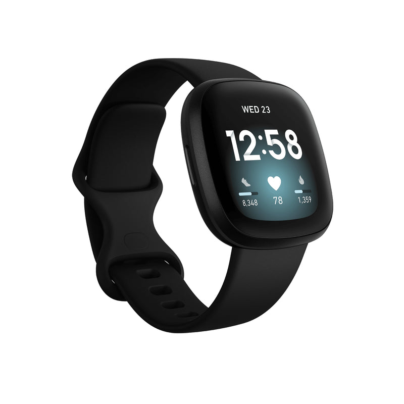 Fitbit FB511BKBK-FRCJK smartwatch / sport watch 4.01 cm (1.58") AMOLED 40 mm Digital Touchscreen Black Wi-Fi GPS (satellite)