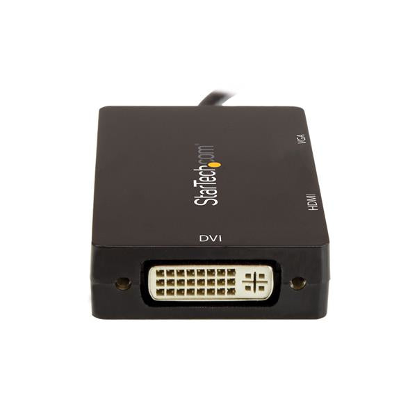 StarTech USB-C Multiport Video Adapter - 3-in-1 - 4K 30Hz - Black