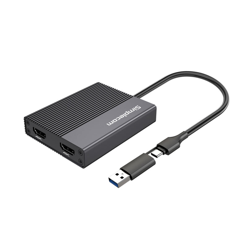Simplecom DA369 USB graphics adapter Black