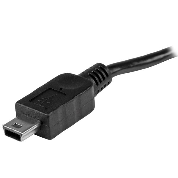StarTech USB OTG Cable - Micro USB to Mini USB - M/M - 8 in.