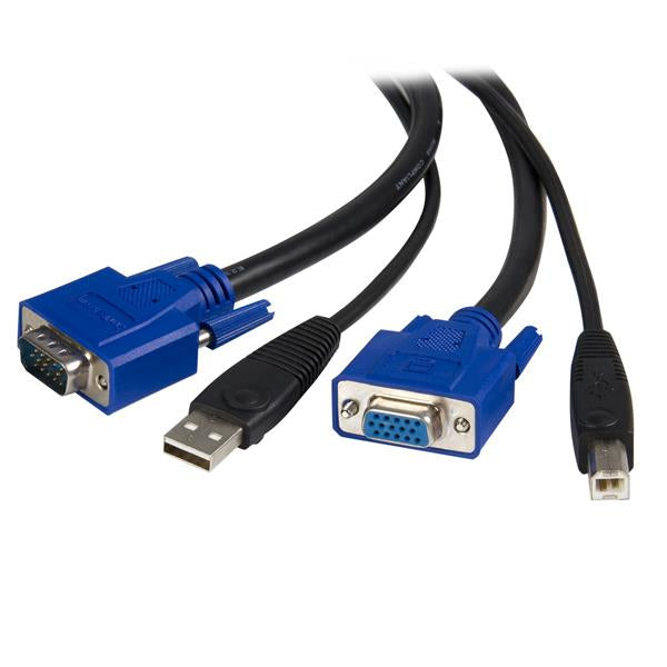StarTech 15 ft 2-in-1 Universal USB KVM Cable