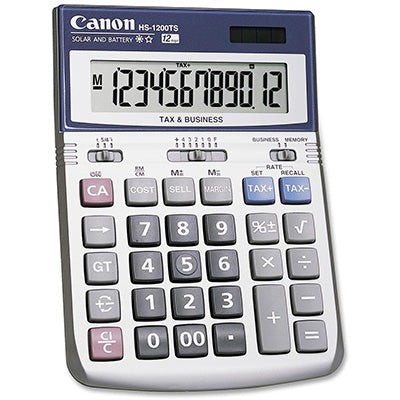 Canon HS-1200TS calculator Pocket Display Silver