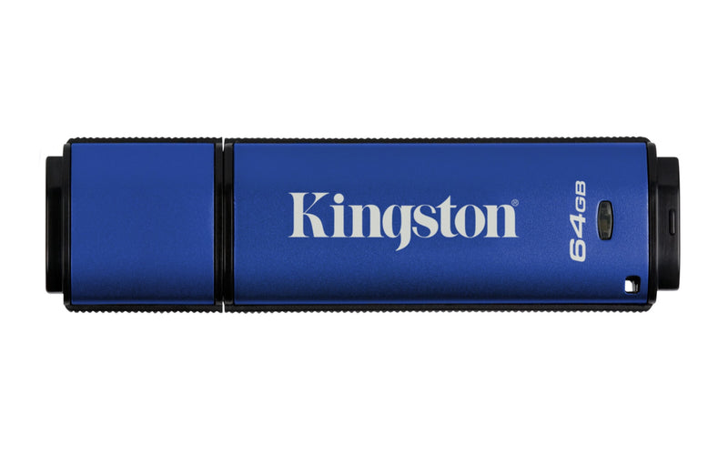 Kingston DataTraveler Vault Privacy 3.0 64GB USB flash drive USB Type-A 3.2 Gen 1 (3.1 Gen 1) Blue