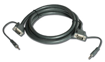 Kramer Electronics 15-pin HD + 3.5mm Audio Cable 7.6 m VGA (D-Sub) + 3.5mm Black