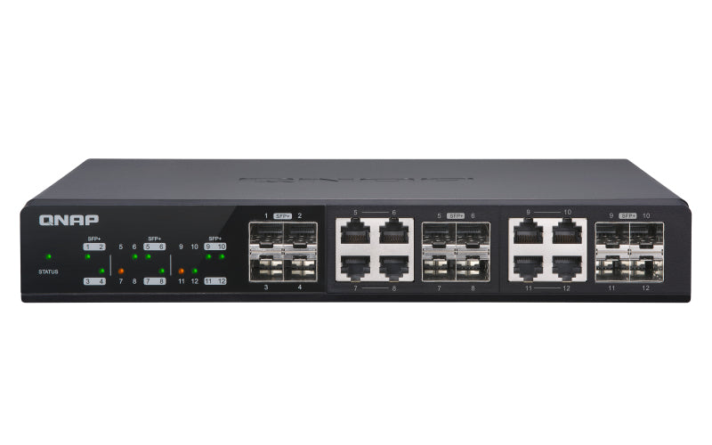 QNAP QSW-M1208-8C network switch Managed L2 None Black