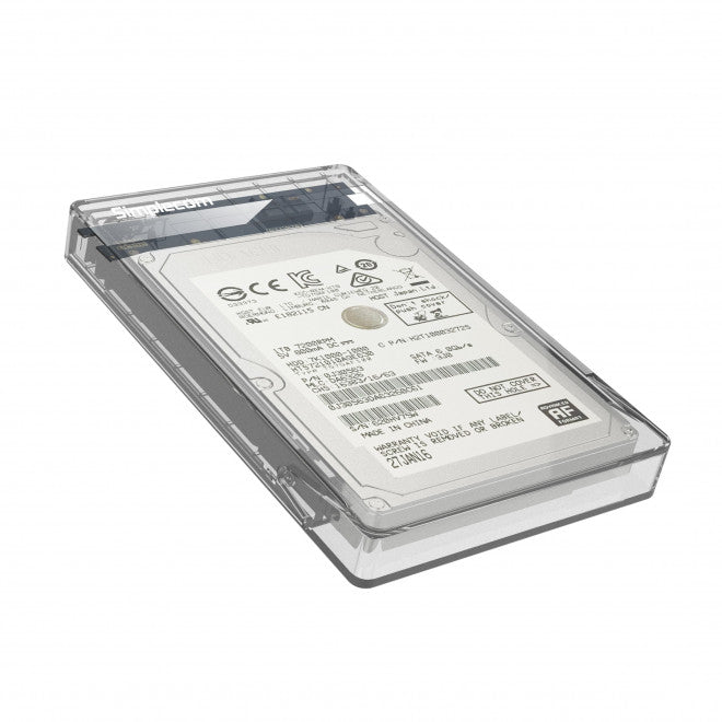 Simplecom SE203 HDD/SSD enclosure Transparent 2.5"