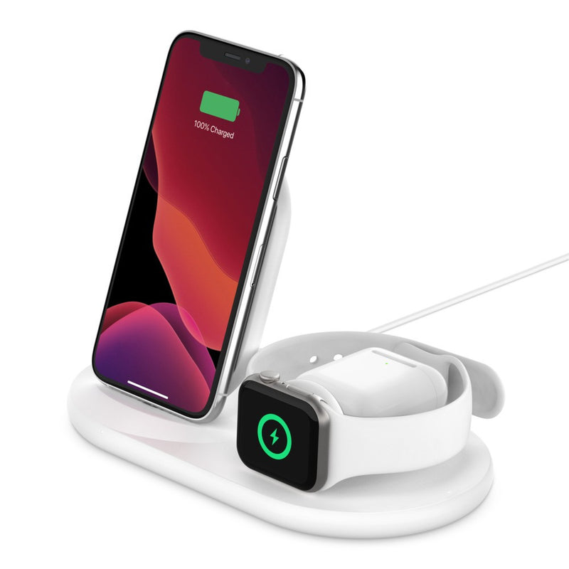 Belkin BOOST CHARGE 3-in-1 White Indoor