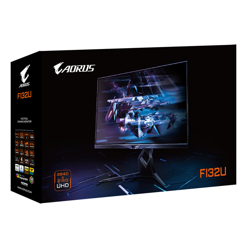 Gigabyte Aorus FI32U 80 cm (31.5") 3840 x 2160 pixels 4K Ultra HD Black