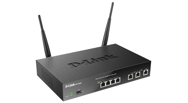 D-Link DSR-500AC wireless router Gigabit Ethernet Dual-band (2.4 GHz / 5 GHz) Black
