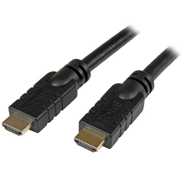 StarTech 66ft (20m) Active HDMI Cable - 4K High Speed HDMI Cable with Ethernet - CL2 Rated for In-Wall Install - 4K 30Hz Video - HDMI 1.4 Cord - For HDMI Monitor, Projector, TV, Display