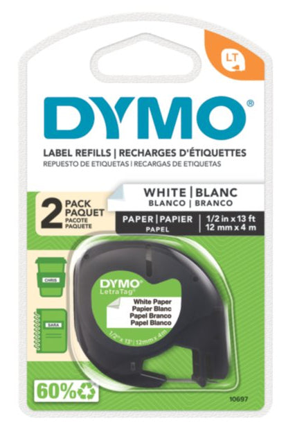 DYMO LetraTag White Self-adhesive printer label