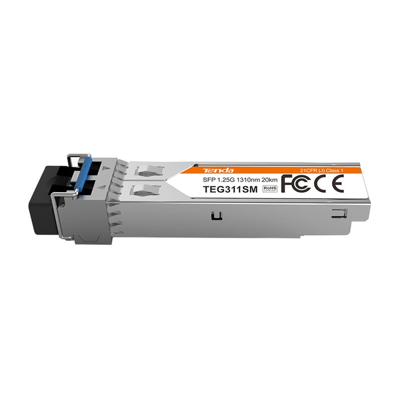 Tenda TEG311SM network transceiver module Fiber optic 1250 Mbit/s SFP 1310 nm