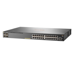 Hewlett Packard Enterprise Aruba 2930F 24G PoE+ 4SFP+ Managed L3 Gigabit Ethernet (10/100/1000) Power over Ethernet (PoE) 1U Grey