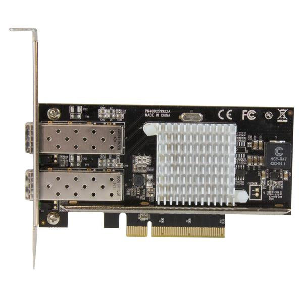 StarTech 2-Port 10G Fiber Network Card with Open SFP+ - PCIe, Intel Chip