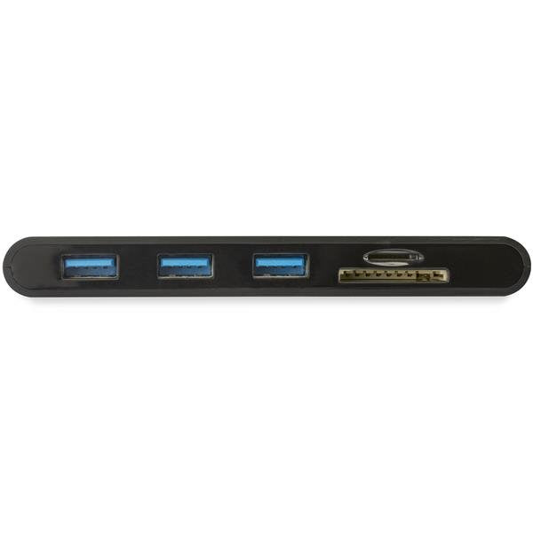 StarTech USB C Multiport Adapter - USB Type-C Mini Dock with HDMI 4K or VGA 1080p Video - 100W Power Delivery Passthrough, 3-port USB 3.0 Hub, GbE, SD & MicroSD - Laptop Travel Dock