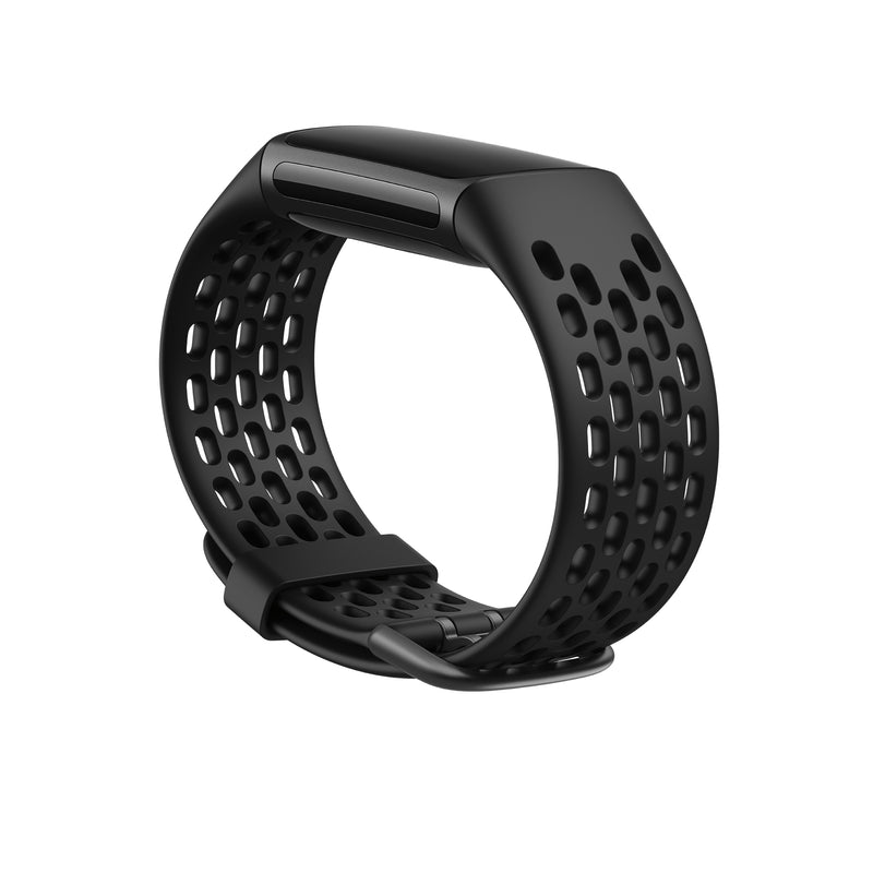 Fitbit FB181SBBKS Smart Wearable Accessories Band Black Silicone