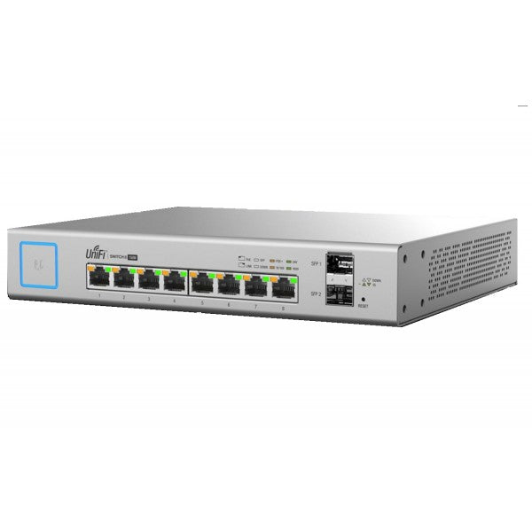 Ubiquiti UniFi US-8-150W-AU network switch Managed Gigabit Ethernet (10/100/1000) Power over Ethernet (PoE) Grey