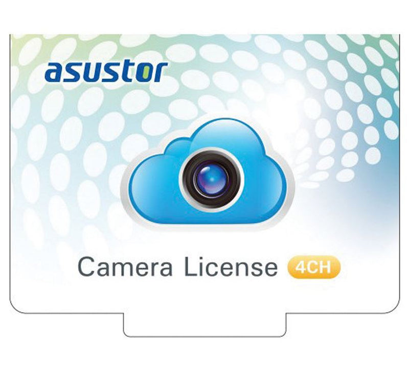 ASUSTOR (LS) Asustor NVR 4 Channel Camera Licenses for Surveillance Center Digital Version