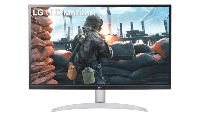 LG 27UP600-W computer monitor 68.6 cm (27") 3840 x 2160 pixels 4K Ultra HD Black, Grey