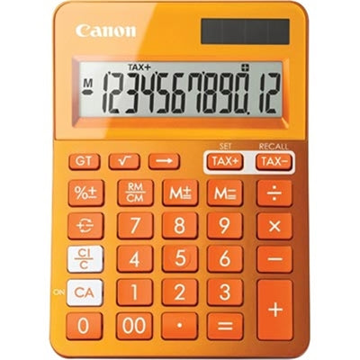 Canon LS-123k calculator Desktop Basic Orange