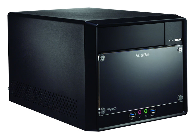 Shuttle XPC cube Barebone SH610R4 - S1700, Intel H610, 1x PCIe X16, 1x PCIe X1, 1x LAN,1x HDMI, 2x DP, 1x VGA 2x 3.5" HDD bays