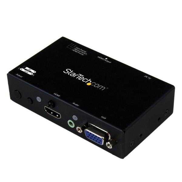 StarTech 2x1 HDMI + VGA to HDMI Converter Switch w/ Automatic and Priority Switching – 1080p