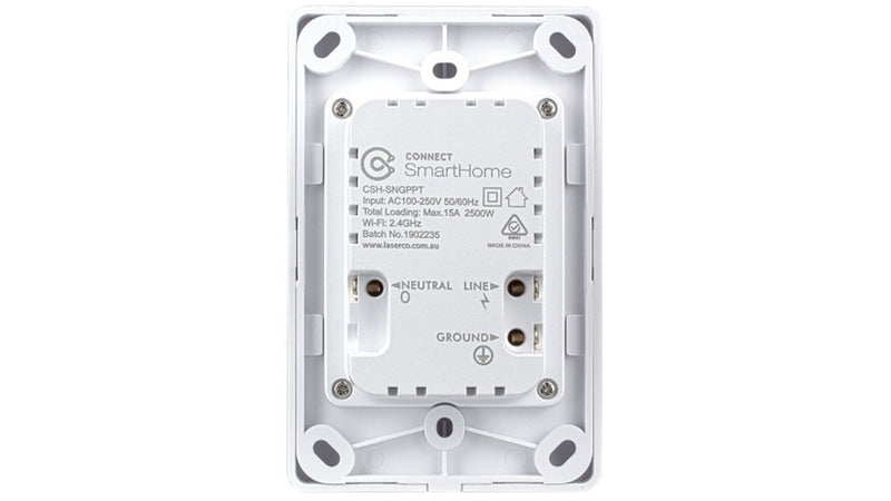 Connect CSH-SNGPPT smart plug 2500 W Home White