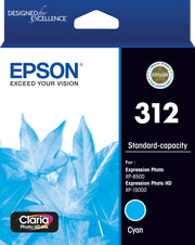 Epson 312 ink cartridge Standard Yield Cyan