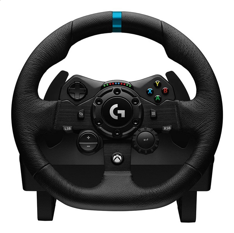 Logitech G G923 Black USB Steering wheel + Pedals PC, Xbox
