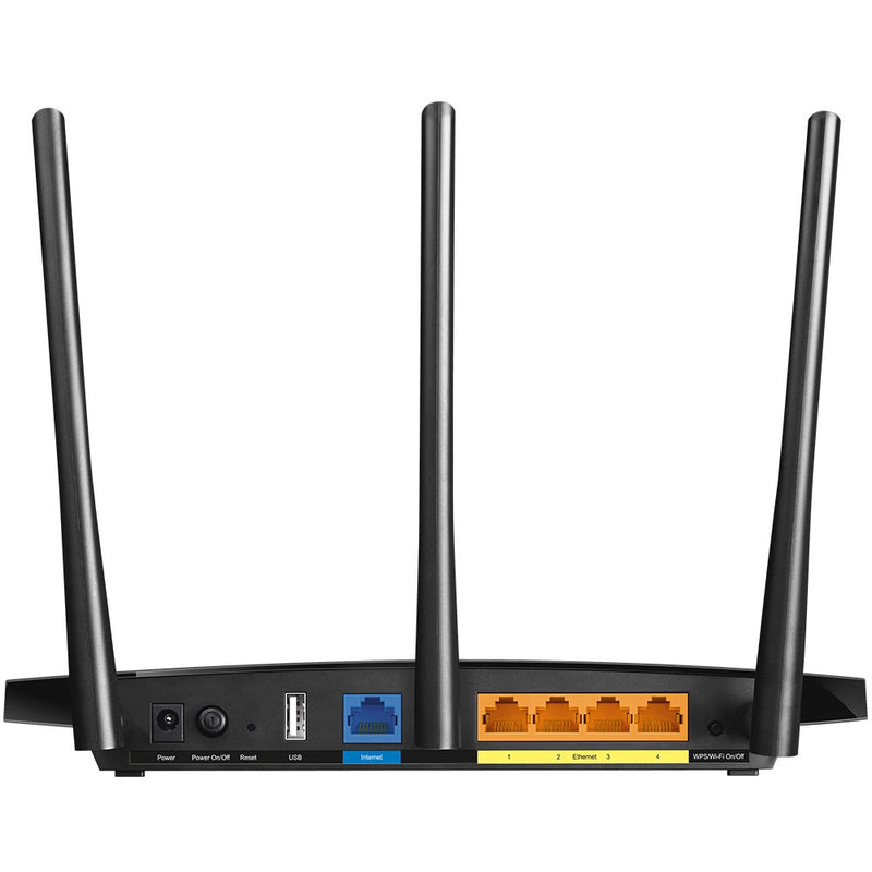 TP-Link TL-ARCHER-C7 wireless router Gigabit Ethernet Dual-band (2.4 GHz / 5 GHz) 4G Black