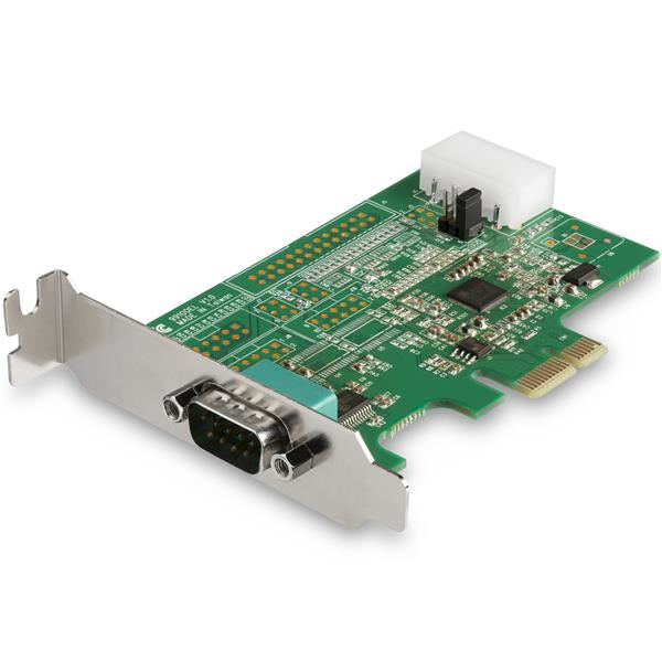 StarTech 1-port PCI Express RS232 Serial Adapter Card - PCIe RS232 Serial Host Controller Card - PCIe to Serial DB9 - 16950 UART - Low Profile Expansion Card - Windows & Linux