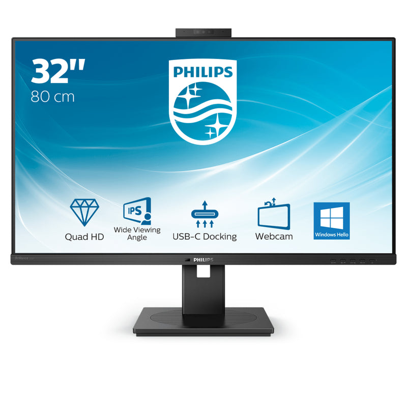 Philips P Line 326P1H/00 LED display 80 cm (31.5") 2560 x 1440 pixels Quad HD Black