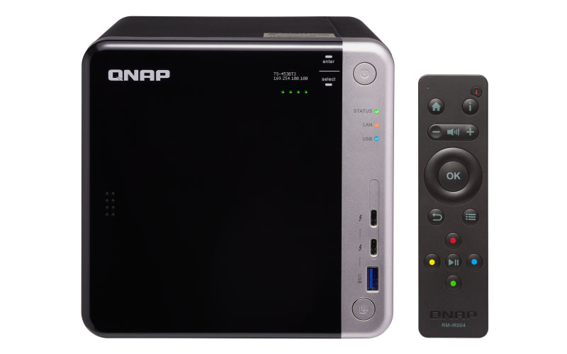 QNAP TS-453BT3 NAS Tower Ethernet LAN Black J3455