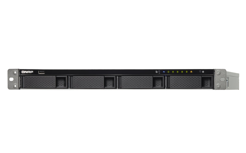 QNAP TS-463XU-RP Ethernet LAN Rack (1U) Black NAS