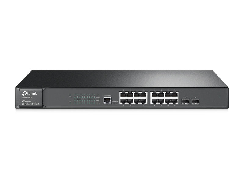TP-LINK JetStream 16-Port Gigabit L2 Managed Network Switch with 2 SFP Slots